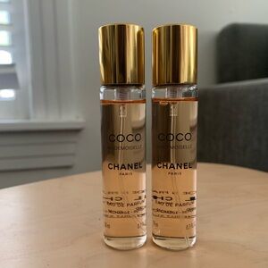 Pair of Coco Chanel Mademoiselle Refill Sprays